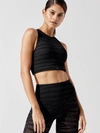 ADAM SELMAN SPORT Racer Crop Top