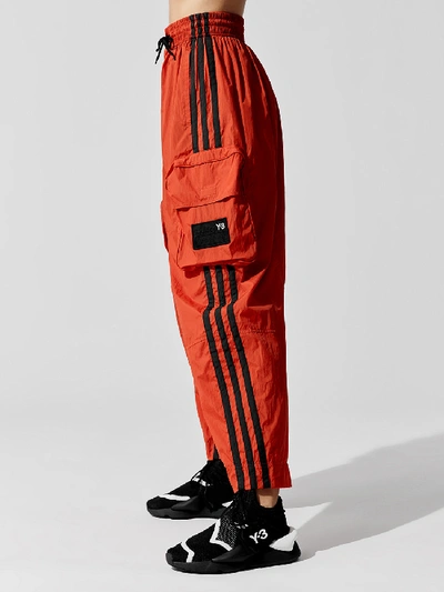 Y-3 Unisex Shell Track Pants In Icon Orange