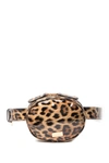 VINCE CAMUTO Leopard Patent Belt Bag