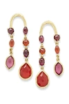 IPPOLITA 18K Gold Rock Candy(R) Arc Wire Gemstone Earrings