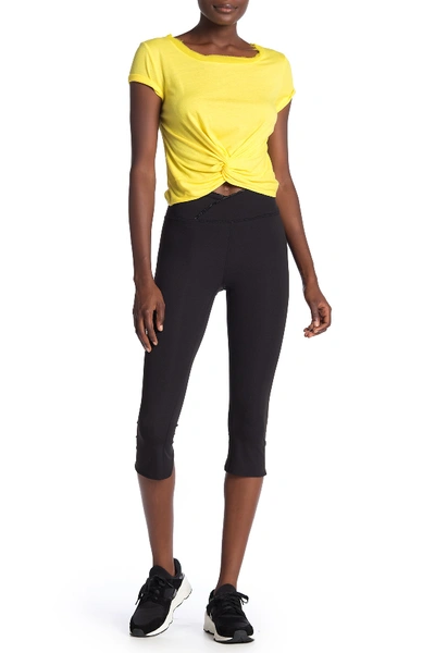 Free People Movement Mid-rise Solid Leggings In Black