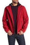 Tommy Hilfiger Soft Shell Fleece Active Hoodie In Red Berry