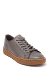 John Varvatos Star M Leather Sneaker In Lead