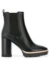 TORY BURCH MILLER LUG-SOLE ANKLE BOOTS