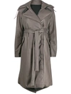 ISAAC SELLAM EXPERIENCE PADDED OVERSIZED TRENCH COAT