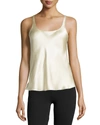 Josie Natori Silk Camisole In Warm White