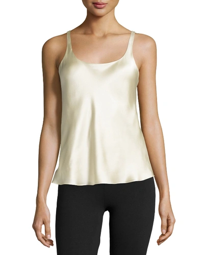 Josie Natori Round-neck Foundation Tank In Natural