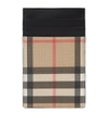 BURBERRY VINTAGE CHECK E-CANVAS CARD HOLDER,15047816