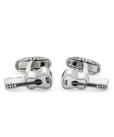 Paul Smith Guitar Cufflinks In Cream