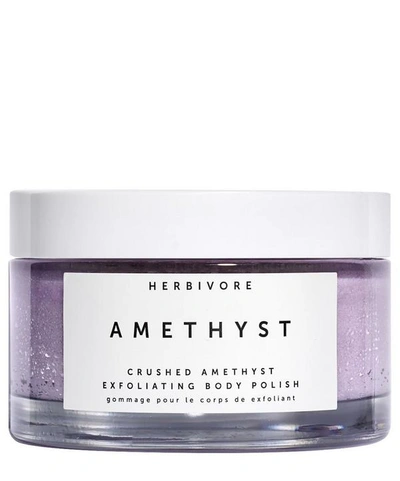 Herbivore Amethyst Exfoliating Body Polish 200g In White