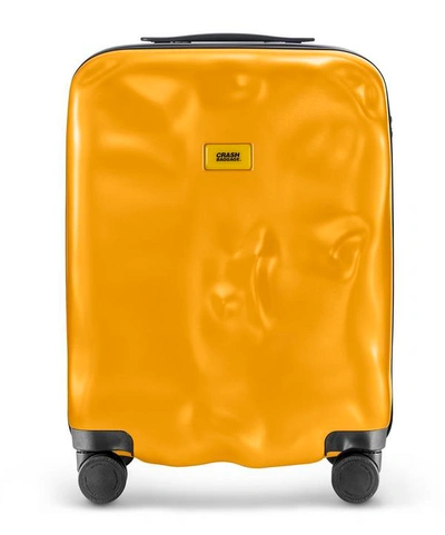 Crash Baggage Icon Small Cabin Suitcase In Yellow