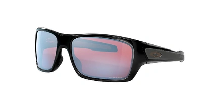 Oakley Oo9263 Turbine Acetate Prizm Rectangle-frame Sunglasses In Prizm Snow Sapphire
