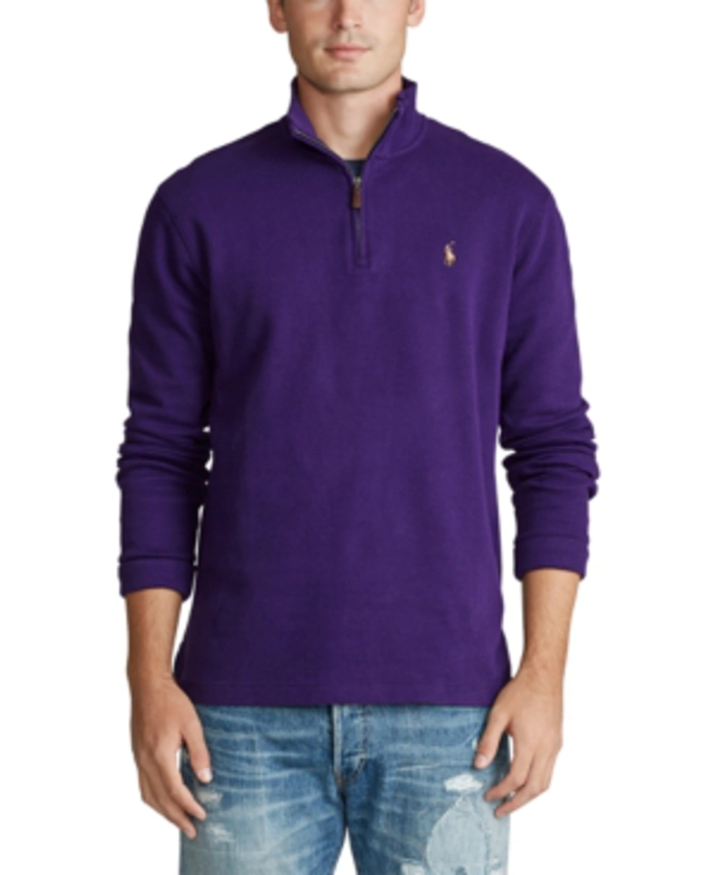 Polo Ralph Lauren Men's Estate-rib Quarter-zip Pullover, Created