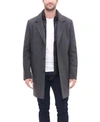 DKNY MEN'S TOP COAT WITH REMOVABLE QUILTED BIB, CREATED FOR MACY'S