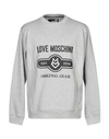 Love Moschino Sweatshirt In Grey