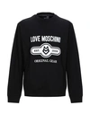 Love Moschino Sweatshirt In Black