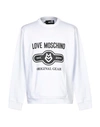 Love Moschino Sweatshirt In White