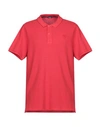 Blauer Polo Shirt In Red