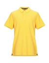 Blauer Polo Shirts In Yellow