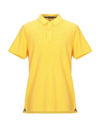 Blauer Polo Shirts In Yellow