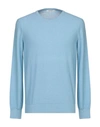 Kangra Cashmere Sweaters In Sky Blue