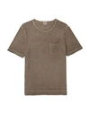Massimo Alba T-shirt In Light Brown