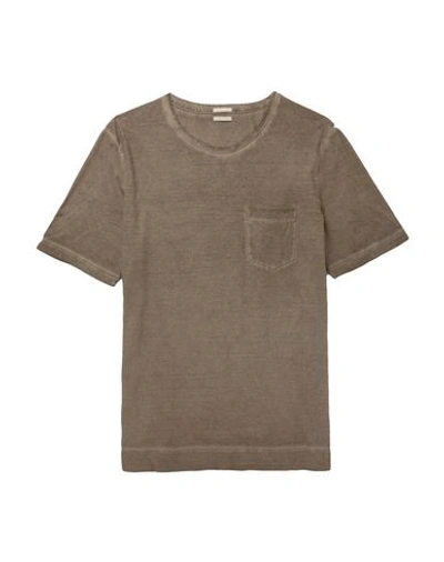 Massimo Alba T-shirt In Light Brown