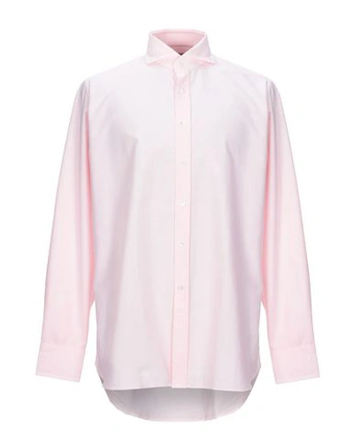 Bagutta Solid Color Shirt In Pink