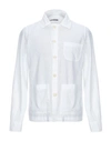 Grey Daniele Alessandrini Linen Shirt In White