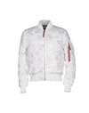 Alpha Industries Jackets In White