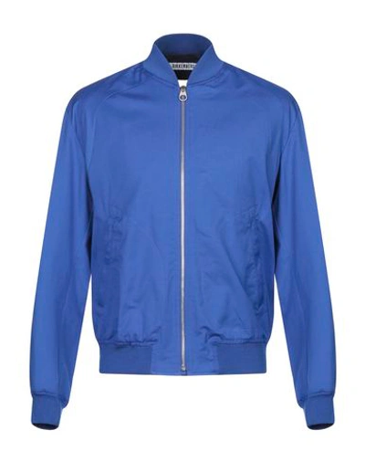 Bikkembergs Jacket In Bright Blue