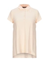 K-way Polo Shirt In Apricot