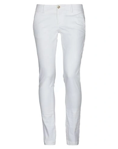 Monocrom Casual Pants In White