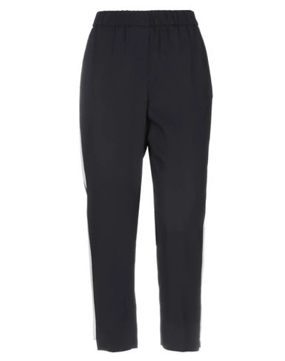 Peserico Woman Pants Midnight Blue Size 12 Viscose, Elastane