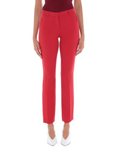 L'AUTRE CHOSE L' AUTRE CHOSE WOMAN PANTS RED SIZE 10 POLYESTER,13393858JU 3