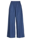 Woolrich Wide-leg Trousers In Blue