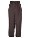 Alysi Casual Pants In Dark Brown