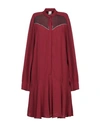 Pinko Short Dresses In Red