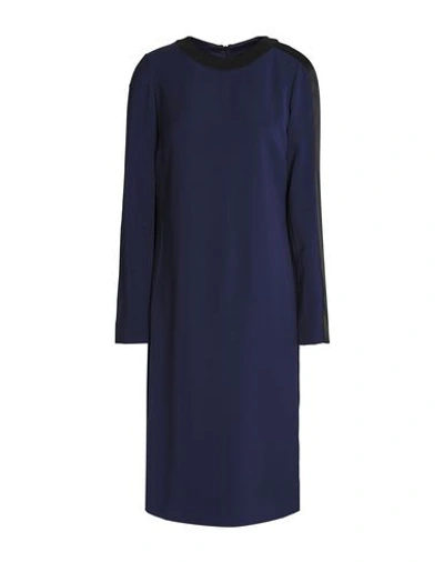 Amanda Wakeley Knee-length Dress In Dark Blue