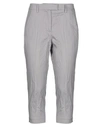 Dondup Cropped Pants & Culottes In Grey