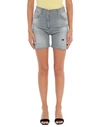 Dondup Denim Shorts In Grey