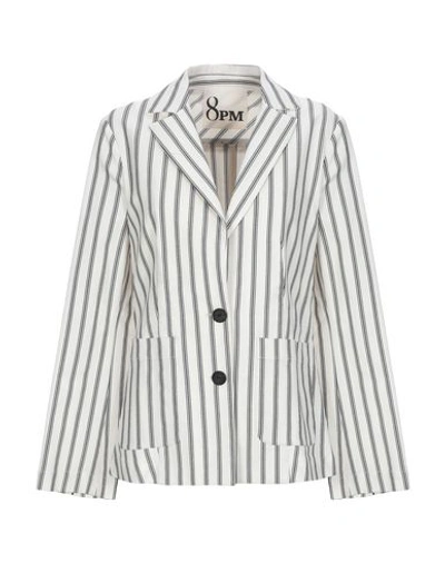 8pm Sartorial Jacket In White