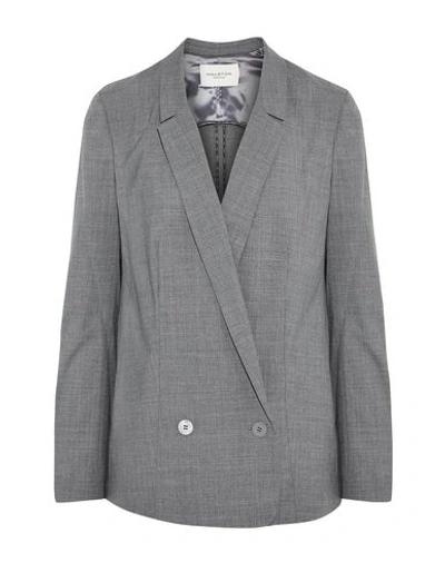 Halston Heritage Sartorial Jacket In Grey