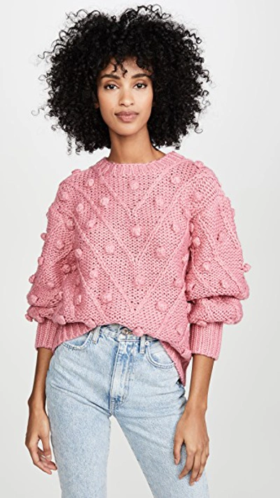 C/meo Collective Trade Places Knit Bauble Jumper In Hibiscus