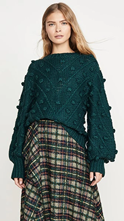 C/meo Collective Trade Places Knit Sweater In Forest