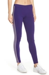 Adidas Originals Adidas 3-stripes Tights In Collegiate Purple