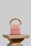 FOLKLORE LOOP BAG IN BLUSH PINK SUEDE