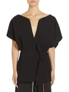 GIVENCHY Belted Evening Top