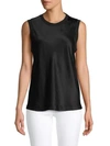 ALEXANDER WANG T SLEEVELESS PULLOVER TOP,0400011746470