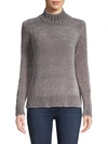 Saks Fifth Avenue Chenille Mockneck Sweater In Sleet